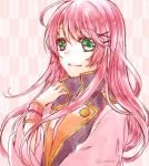  green_eyes harukanaru_toki_no_naka_de_3 inekome kasuga_nozomi pink_hair 