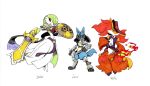  aegislash armor delphox fire furry gardevoir lucario pokemon pokemon_(creature) red_eyes sword twisted-wind weapon 