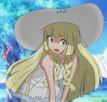 1girl blonde_hair cristy green_eyes lillie_(pokemon) pokemon pokemon_(anime) pokemon_(game) pokemon_sm pokemon_sm_(anime) solo 