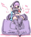  chris_(mario) highres nintendo_switch personification purple_hair violet_eyes 