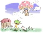  fr&eacute;d&eacute;ric_chopin frederic_chopin fuju goat hat hot_air_balloon lowres mushroom top_hat trusty_bell viola wave waving 