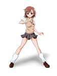  highres kurosuke106 leg_warmers loose_socks misaka_mikoto school_uniform socks to_aru_kagaku_no_railgun to_aru_majutsu_no_index 