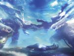  bionis clouds mechonis nintendo scenery sky water xenoblade 