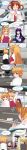  1boy 3d 3d_background 4girls absurdres ahoge arisa_bannings blonde_hair blush fate_testarossa highres long_image lyrical_nanoha mahou_shoujo_lyrical_nanoha mahou_shoujo_lyrical_nanoha_innocent multiple_girls skirt sweater takamachi_nanoha tall_image translation_request tsukimura_suzuka yuuno_scrya 