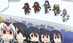  +++ 6+girls abukuma_(kantai_collection) ahoge animalization black_hair blonde_hair blush_stickers brown_skirt chikuma_(kantai_collection) commentary crossover dated emperor_penguin_(kemono_friends) gentoo_penguin_(kemono_friends) hair_between_eyes hair_over_one_eye hamu_koutarou headphones huge_ahoge humboldt_penguin_(kemono_friends) kantai_collection kemono_friends kuma_(kantai_collection) kumano_(kantai_collection) long_hair mikuma_(kantai_collection) multicolored_hair multiple_girls neckerchief open_mouth ponytail red_eyes rockhopper_penguin_(kemono_friends) royal_penguin_(kemono_friends) sailor_collar school_uniform serafuku shaded_face skirt stage sweater turtleneck turtleneck_sweater twintails 