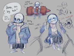  ... 1boy 1other 2023 2d alternate_size arrow_(symbol) artist_name barefoot black_shorts blue_blush blue_jacket blush closed_eyes colored_blush cute digital_media duo english_text full_body grey_background grey_hood highres holding holding_mini_person hood hood_down hooded_jacket jacket looking_down male male_focus male_only mini_person miniboy multiple_views open_clothes open_jacket oversized_clothes sans_(undertale) sel_mesanity shirt simple_background single_vertical_stripe size_difference sketch sleeping sleeves_past_fingers sleeves_past_wrists spoken_ellipsis standing striped_shorts stuffed_toy text undertale utdr_(toby_fox) vertical-striped_clothes vertical-striped_shorts white_shirt zzz 