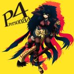  fingernails highres long_hair ma_ko nails persona persona_4 rangda_(megami_tensei) smile yellow_eyes 