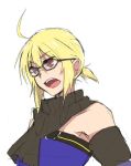  artist_request blonde_hair emil_castagnier glasses lowres male ponytail red_eyes scarf tales_of_(series) tales_of_symphonia tales_of_symphonia_knight_of_ratatosk white_background 
