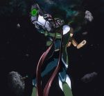  cap gundam gundam_00 helmet lockon_stratos pilot_suit screencap space stitched 