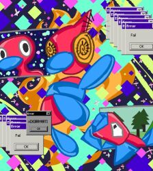  fanart pokemon pokemon_(game) porygon porygon-z porygon2 