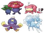  :o ? alola_form drifblim fangs mary_cagle ninetales no_humans oddish pepper pepper_shaker pokemon pokemon_(game) pokemon_sm salt salt_shaker slowpoke vileplume 