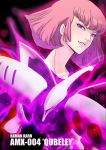  1girl gundam haman_karn mecha pink_hair qubeley short_hair violet_eyes zeta_gundam 