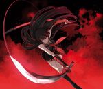  akame akame_ga_kill! long_hair murasame red_eyes solo sword tashiro_tetsuya weapon 