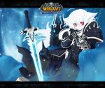  armor arthas_menethil arthas_menethil_(cosplay) auer cosplay death_knight death_knight_(cosplay) frostmourne inubashiri_momiji parody sword touhou warcraft weapon world_of_warcraft 