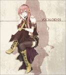  blue_eyes boots headphones long_hair megurine_luka moirae pink_hair thigh-highs thighhighs vocaloid 