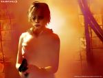  blonde_hair female game gun heather_mason konami silent_hill silent_hill_3 survival_horror 