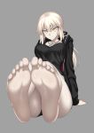  eyebrows eyebrows_visible_through_hair fate_(series) feet frown highres soles tagme toes 