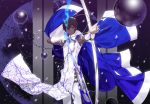  1boy arjuna_(fate/grand_order) arrow bare_shoulders black_eyes black_hair bow_(weapon) dark_skin dark_skinned_male fate/grand_order fate_(series) gloves male_focus pelvic_curtain ronopu solo sphere weapon white_gloves 