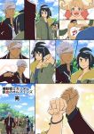  akihiro_altland amano_jaku_(kyabosean) amida_arca biscuit_griffon carta_issue fist_bump fumitan_admoss glomp gundam gundam_tekketsu_no_orphans highres hug hush_middy lafter_frankland mcgillis_fareed mikazuki_augus naze_turbine norba_shino omake orga_itsuka spoilers sweatdrop tears 