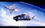  2011 abiator afterburner aircraft airplane camouflage canopy clouds dated english fighter_jet firing flying helmet highres jet mig-41s military military_vehicle original pilot pilot_suit realistic science_fiction signature 