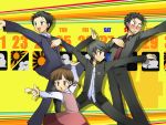  adachi_tohru adachi_tooru chiizu_ochaduke doujima_nanako doujima_ryotaro doujima_ryoutarou get_down narukami_yuu persona persona_4 seta_souji 