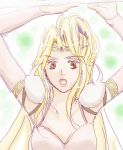  blonde_hair cape final_fantasy final_fantasy_iv long_hair oekaki rosa_farrell tae_(artist) tiara 