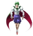  antenna cape green_eyes green_hair long_sleeves mary_janes muscle oyassan red_shoes shoes touhou wriggle_nightbug 