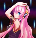  long_hair looking_back megurine_luka pink_hair umimami vocaloid 