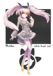  1girl bangs bird_tail black_background black_hair blonde_hair breasts character_name feather_trim frown grey_hair hair_between_eyes hair_wings hand_up highres japari_symbol kemono_friends long_sleeves looking_at_viewer multicolored_hair northern_white-faced_owl_(kemono_friends) o_(crazyoton46) pantyhose shaded_face shiny shiny_hair shoes short_hair small_breasts solo streaked_hair two-tone_background two-tone_hair white_background white_legwear wings yellow_shoes 