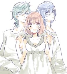  blue_eyes blue_hair hnk mikaze_ai nanami_haruka uta_no_prince-sama 