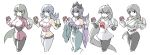  5girls alternate_costume bangs black_legwear blunt_bangs breasts cleavage commentary cropped_legs crown dress eu03 gloves gym_leader highres holding holding_poke_ball large_breasts long_dress long_hair lowleg lowleg_pants midriff multiple_girls multiple_persona natsume_(pokemon) navel off-shoulder_dress off_shoulder pants pantyhose poke_ball pokemon pokemon_(game) pokemon_bw2 pokemon_hgss pokemon_rgby pokemon_special pokewood short_dress sketch solo spaghetti_strap team_rocket very_long_hair 