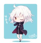  1girl beni_shake chibi fate/grand_order fate_(series) jeanne_alter looking_at_viewer ruler_(fate/apocrypha) solo 
