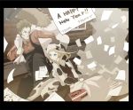  animal_costume baccano baccano! cow_costume cow_print isaac_dian mail miria_harvent new_year tansuke 