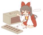  chaba_(hortensia) donation_box hakurei_reimu japanese_clothes lowres miko poverty touhou 