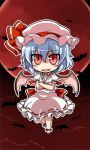  blush_stickers chibi crossed_arms full_moon lowres mamo moon red_moon remilia_scarlet touhou 