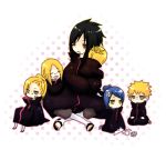  chibi chikushoudou_pain konan lowres naruto origami pain_(naruto) paper_crane pein piercing pomx spoilers uchiha_madara 