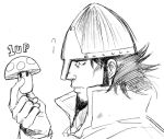  bjorn helmet lowres male mario monochrome mushroom parody sabroh saburo sketch super_mario_bros. viking vinland_saga 