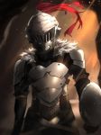  1boy armor goblin_slayer goblin_slayer! helmet sendrawz shield solo tagme 