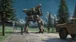  absurdres forest ground_vehicle highres humvee karamas mecha military military_uniform motor_vehicle nature original outdoors pine_tree tree uniform vehicle 