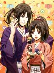  black_hair hakuouki_shinsengumi_kitan hijikata_toshizou_(hakuouki) kazuki_yone violet_eyes yukimura_chizuru 