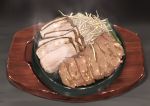  bean_sprouts bowl food green_bean meat no_humans original steam umitsuki_yu 