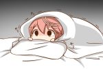  1koma blanket check_commentary color comic commentary commentary_request hair_ornament hairclip i-58_(kantai_collection) nanakusa_nazuna trembling under_covers 