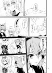  ... 4girls ? alice_margatroid benizuwai bracelet capelet comic earmuffs expressionless greyscale hairband hata_no_kokoro jewelry monochrome multicolored_hair multiple_girls paper pointy_hair shirt short_hair sleeveless sleeveless_shirt spoken_ellipsis toramaru_shou touhou toyosatomimi_no_miko translation_request two-tone_hair 