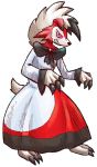 clothed_pokemon cosplay imaizumi_kagerou imaizumi_kagerou_(cosplay) lycanroc no_humans penga pokemon_(creature) standing touhou 