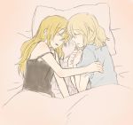  alice_margatroid bad_id bed blonde_hair kirisame_marisa multiple_girls pillow pillows short_hair sleeping torinone touhou 