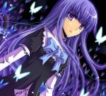  butterflies butterfly frederica_bernkastel isya long_hair purple_eyes umineko_no_naku_koro_ni violet_eyes 