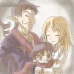  baby disgaea family father_and_son king_krichevskoy laharl mother_and_baby mother_and_son nippon_ichi 