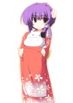  fujibayashi_kyou japanese_clothes kimono kugui_kiyunemu purple_hair 