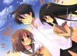  :t itou_noiji love_triangle paper_bag sakai_yuuji school_uniform shakugan_no_shana shana text translation_request yoshida_kazumi 