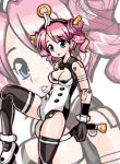 breasts busou_shinki doll_joints large_breasts lowres pink_hair tail thigh-highs thighhighs twintails vitulus 